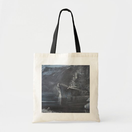 Tote Bag La Reine solitaire du Tirpitz du nord Norway1944 (Devant)