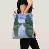 Tote Bag La rivière de Berville par Felix Vallotton, Fine A (De près)