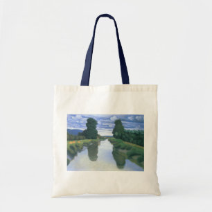 Tote Bag La rivière de Berville par Felix Vallotton, Fine A