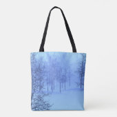 Tote Bag La romance d'un Bois d'hiver mystique (Dos)
