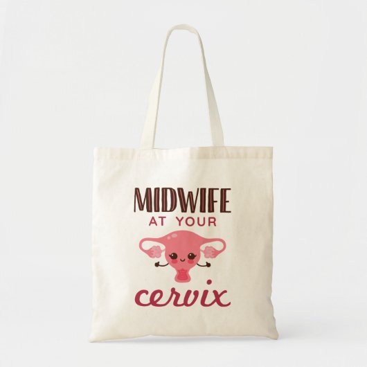 Tote Bag La sage-femme à votre Cerviz (Devant)