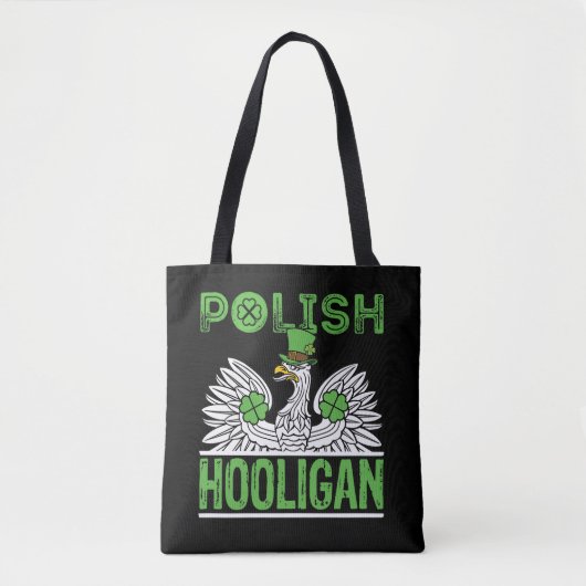 Tote Bag La Saint Patrick de Hooligan polonais (Devant)
