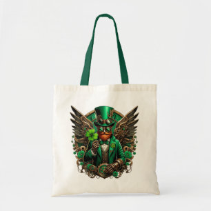 Tote Bag la Saint-Patrick steampunk trèfle