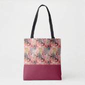 Tote Bag La Saint-Valentin Abstrait Cœurs Bloc de Couleur (Devant)
