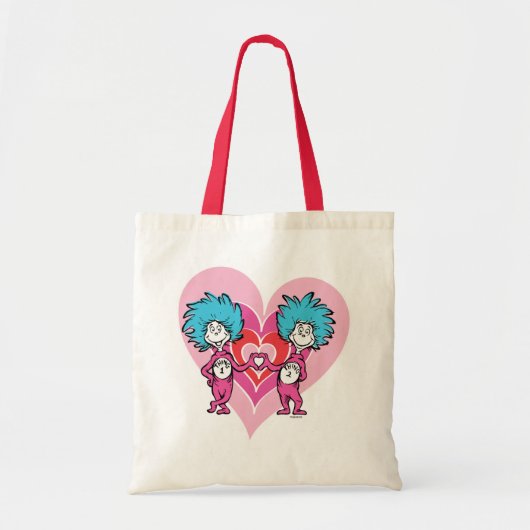 Tote Bag La Saint-Valentin de Dr. Seuss | Chose Une Chose D (Devant)