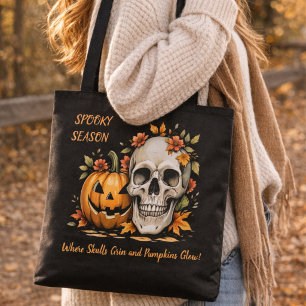 Tote Bag La saison effrayante d'Halloween
