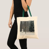Tote Bag La scène de neige hivernale du voisin (Devant (produit))