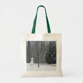 Tote Bag La scène de neige hivernale du voisin (Devant)