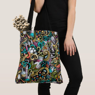 Tote Bag La science de l'enseignant Imprimer tout sur le sa