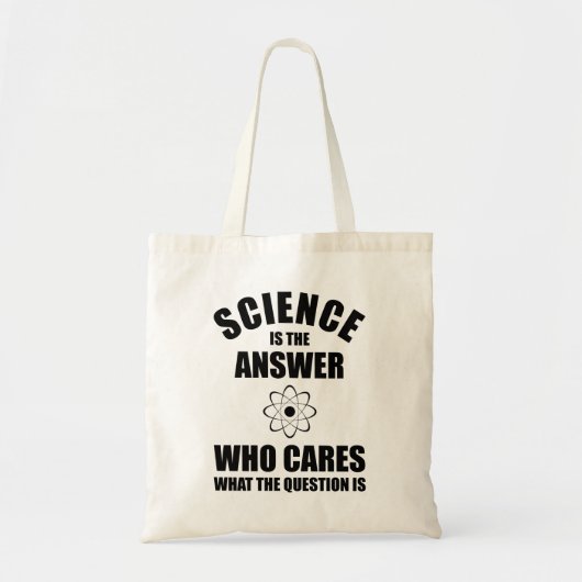 Tote Bag La Science Est La Réponse (Devant)