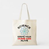 Tote Bag La Science Garde Vivante Votre Bande-Nue (Dos)