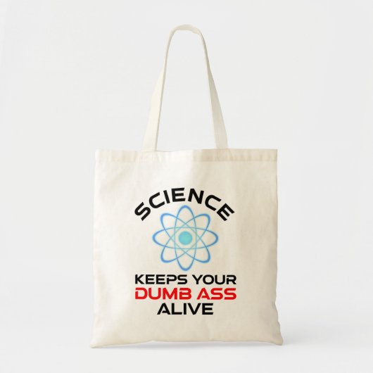 Tote Bag La Science Garde Vivante Votre Bande-Nue (Devant)