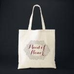 Tote Bag La servante d'honneur | Bridal Party Fourre-tout<br><div class="desc">Faites de votre Maid of Honor un endroit spécial grâce à cette fourre-tout de style français.</div>