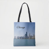 Tote Bag La skyline de Chicago (Devant)