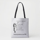 Tote Bag La solution d'urgence d'Overthinker chronique (Devant)