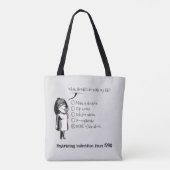 Tote Bag La solution d'urgence d'Overthinker chronique (Dos)