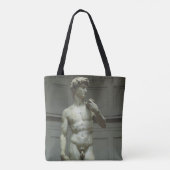 Tote Bag La statue de David de Michelangelo (Dos)