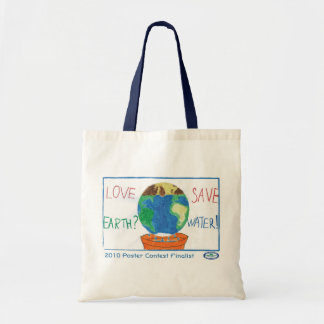 Tote Bag La terre d'amour ?  Sauvez l'eau !