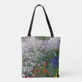 Tote Bag La Terre rit en fleurs Citation florale (Dos)