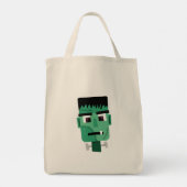 Tote Bag La tête du monstre Frankenstein (Dos)