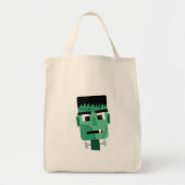 Tote Bag La tête du monstre Frankenstein (Devant)