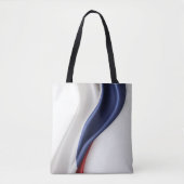 Tote Bag La texture de soie du drapeau français (Devant)