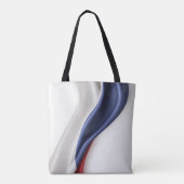 Tote Bag La texture de soie du drapeau français (Dos)