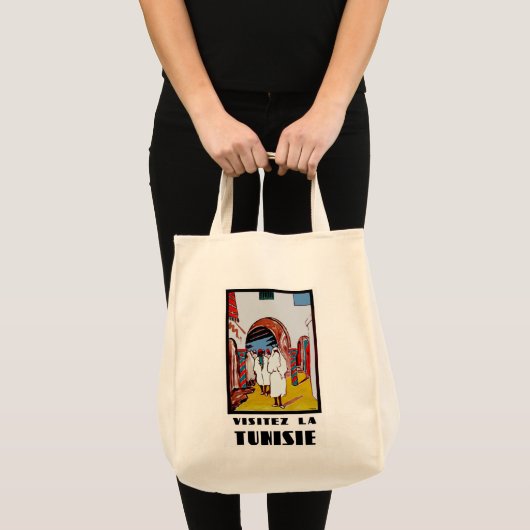 Tote Bag La Tunisie de Visitez (Devant (produit))