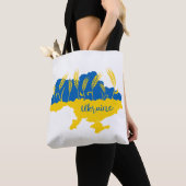 Tote Bag La typographie ukrainienne et l'oreille au blé sur (De près)