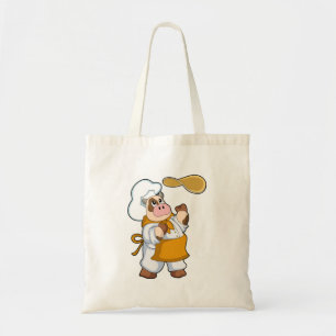 Tote Bag La vache fait cuire avec Dough