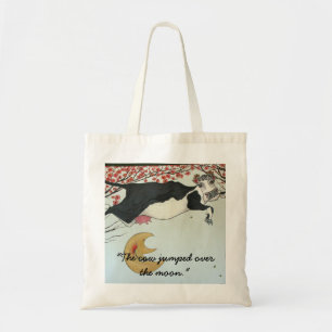 Tote Bag La vache sautée au-dessus de la lune