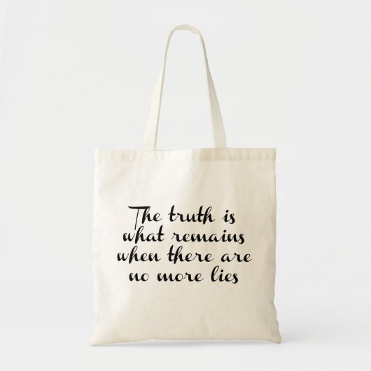Tote Bag La vérité reste (Devant)