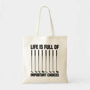 Tote Bag La Vie Amusante Est Pleine De Choix Importants Gol