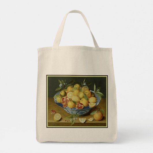 Tote Bag La vie avec les citrons par Hulsdonck - Canvas Fou (Dos)