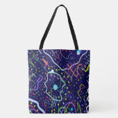 Tote Bag La vie dans l'espace (Devant)