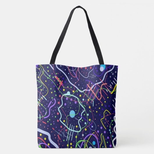 Tote Bag La vie dans l'espace (Dos)