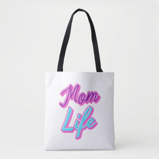 TOTE BAG LA VIE DE MOM (Devant)