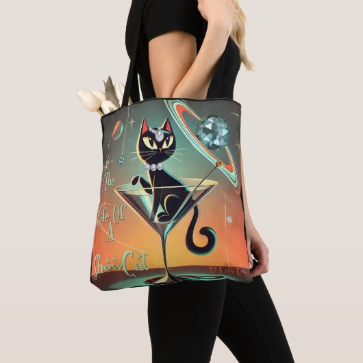 Tote Bag La Vie D'Un Chat De Femme De Chaussure (De près)