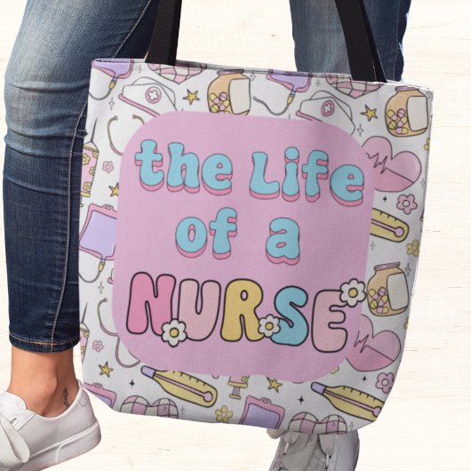 Tote Bag La vie d'une infirmière