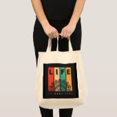 Tote Bag La vie est belle (Devant (produit))