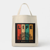 Tote Bag La vie est belle (Dos)
