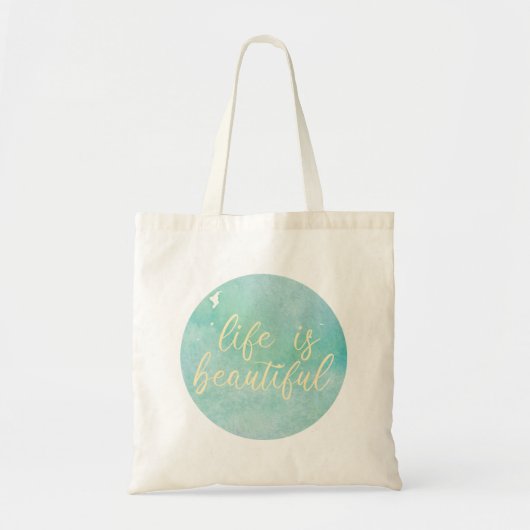 Tote Bag La vie est belle (Devant)