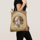 Tote Bag La vie est café aide (De près)