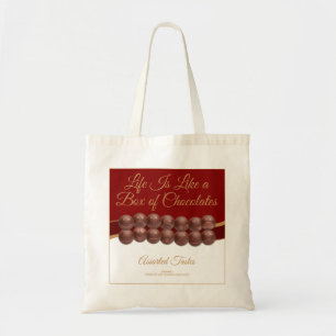 Tote Bag La vie est comme une boîte de chocolats