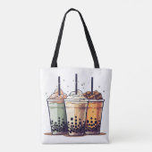 Tote Bag La vie est courte, buvez le boba (Dos)