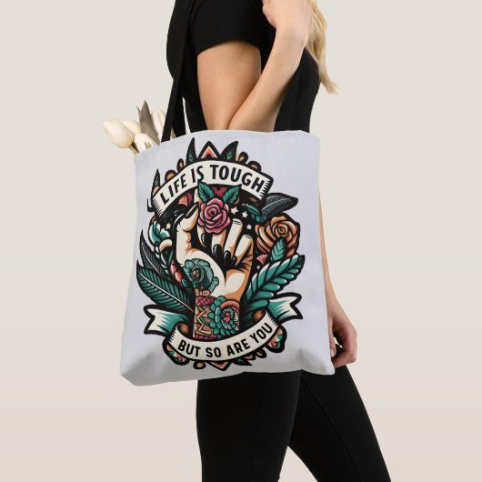 Tote Bag La vie est dure, vous aussi (De près)