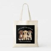 Tote Bag La Vie Est Meilleure Avec Lagotto Romagnolo I Amou (Dos)