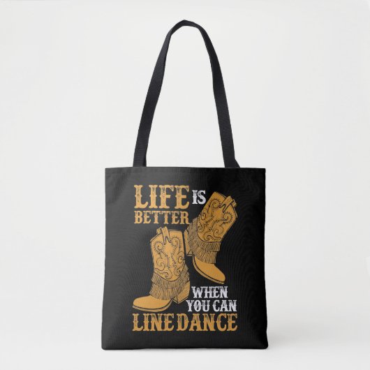Tote Bag La vie est meilleure quand on peut danser (Devant)