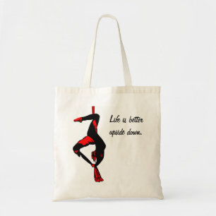 Tote Bag La vie est mieux à l'envers.