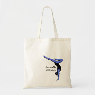 Tote Bag La vie est mieux à l'envers - appui renversé